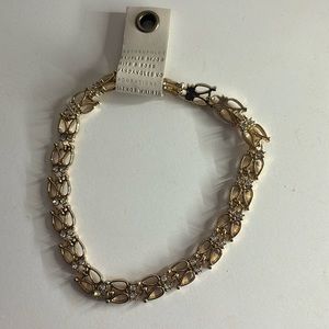 Anthropologie Gold Vintage Style Necklace